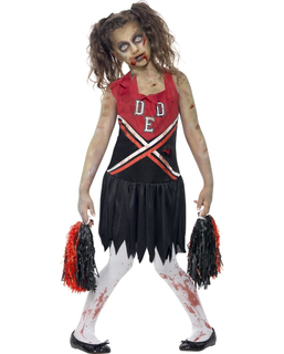  Halloween Zombie Cheerleader-Kostüm für Mädchen, fig. 1 