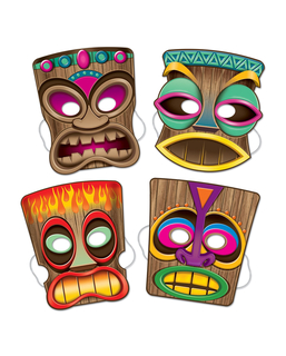  4 Tiki Masken, fig. 1 