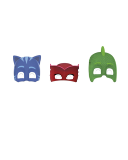  PJ Masks™-Papp-Masken Kostüm-Zubehör für Kinder 6 Stück bunt, fig. 1 