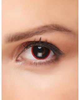  Lentilles fantaisie noire contour rouge 3 mois adulte, fig. 1 