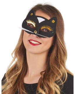  Schwarze Katzen Halbmaske für Erwachsene, fig. 1 