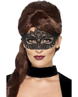  Schwarze Spitzenmaske für Damen, fig. 1 