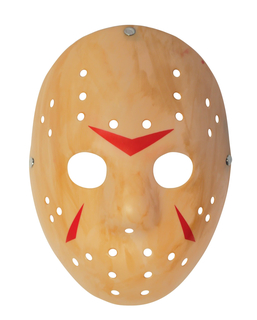  Jason Voorhees™-Maske Freitag der 13. ™ für Erwachsene beigefarben, fig. 1 