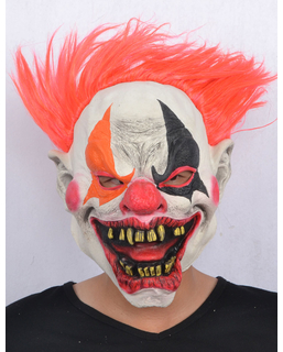  Masque latex clown de l'enfer adulte Halloween, fig. 1 