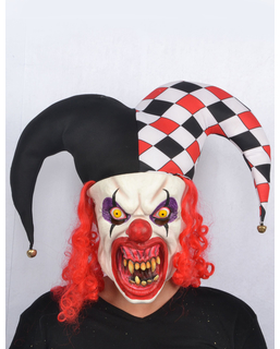  Gruselige Joker Latex Maske für Erwachsene, fig. 1 