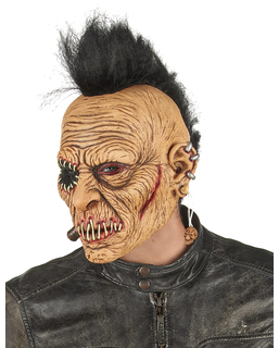  Zombie-Punk-Maske aus Latex für Erwachsene, fig. 1 