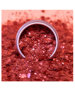  Biologisch abbaubarer Glitzerstein - roter Glitter, fig. 1 