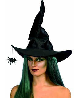  Chapeau sorcière noir avec araignée femme Halloween, fig. 1 