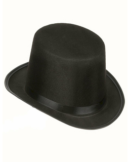  Chapeau haut de forme noir rétro adulte, fig. 1 