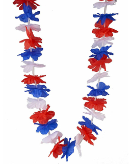  Blumenkette blau/weiß/rot, fig. 1 