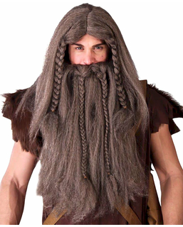  Perruque barbare viking homme, fig. 1 