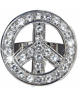  Bague hippie strass adulte, fig. 1 