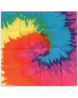  Bandana Hippie multicolore 55 x 55 cm, fig. 1 