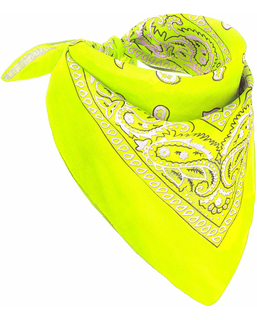  Bandana jaune fluo adulte, fig. 1 