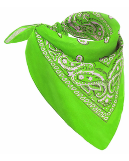  Bandana vert fluo adulte, fig. 1 