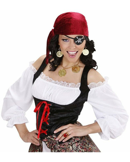  Kit collier et bloucles d'oreilles pirate adulte, fig. 1 