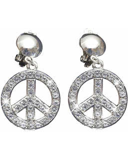  Boucles d'oreilles peace and love adulte, fig. 1 