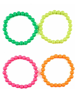  Bracelets lot de 4 multicolores adulte, fig. 1 