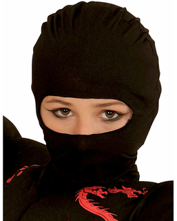  Schwarze Ninja Maske für Kinder, fig. 1 