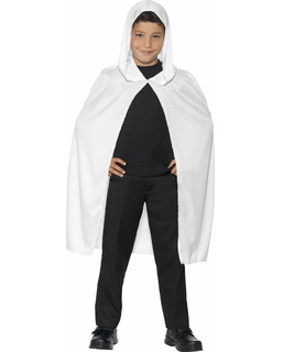  Cape à capuche blanche enfant Halloween, fig. 1 