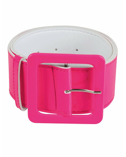  Ceinture large rose fluo adulte, fig. 1 