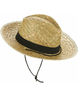  Chapeau cowboy paille adulte, fig. 1 