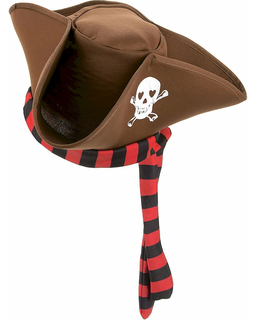  Chapeau de pirate marron adulte, fig. 1 