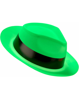  Chapeau gangster vert fluo adulte, fig. 1 