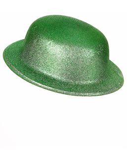  Chapeau melon vert pailleté adulte Saint Patrick, fig. 1 