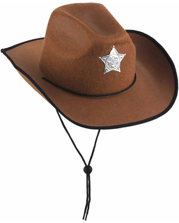  Chapeau sheriff marron pour enfant, fig. 1 