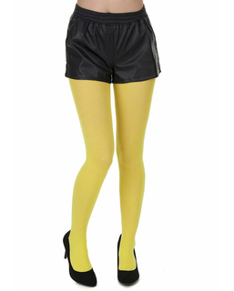  Collants opaques jaunes adulte, fig. 1 