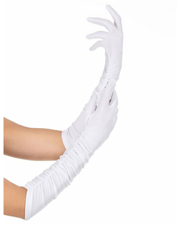  Gants blancs adulte 37 cm, fig. 1 