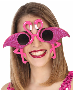  Lunettes flamant rose à paillette adulte, fig. 1 