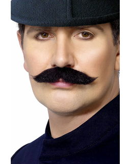  Moustache agent de police anglais adulte, fig. 1 