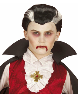  Perruque vampire bicolore enfant Halloween, fig. 1 