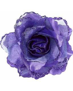  Rose violette pour cheveux femme, fig. 1 