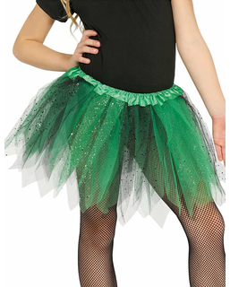  Tutu bicolore noir et vert à paillettes fille, fig. 1 