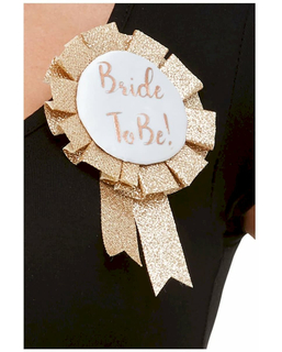  Badge Bride to be doré, fig. 1 