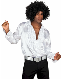  Chemise disco blanche homme, fig. 1 