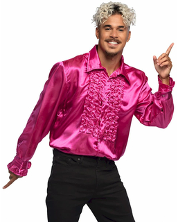  Chemise disco rose homme, fig. 1 