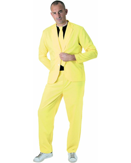  Costume fashion jaune fluo adulte, fig. 1 