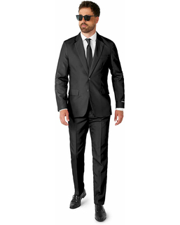  Mr. Black-Solid-Suitmeister™ Herrenanzug schwarz, fig. 1 