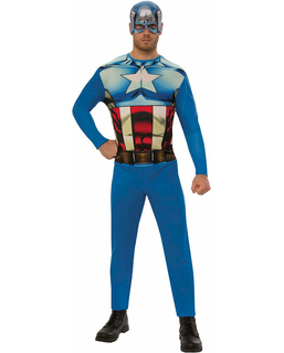  Déguisement classique Captain America adulte, fig. 1 