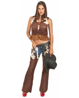  Déguisement cowgirl pantalon Femme, fig. 1 