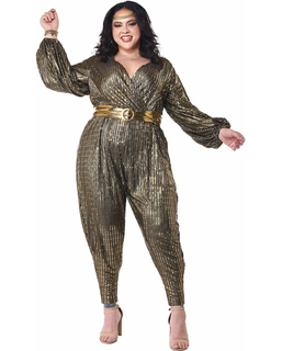  Déguisement disco queen grande taille femme, fig. 1 