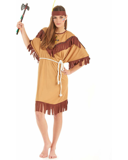  Großes zweifarbiges Indianerkostüm für Damen, fig. 1 