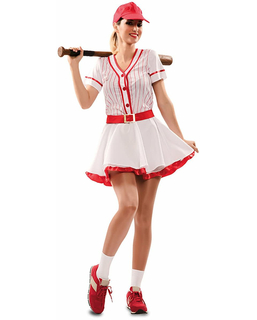  Déguisement joueuse de baseball femme, fig. 1 