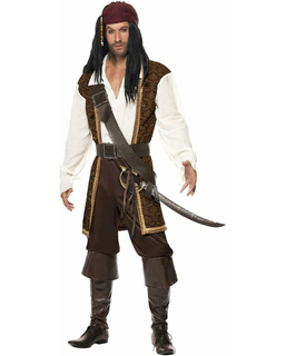  Déguisement pirate marron homme, fig. 1 