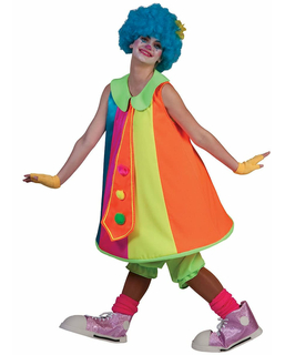  Buntes Clownfrau Kostüm für Damen, fig. 1 