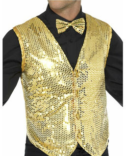  Gilet or à sequins adulte, fig. 1 